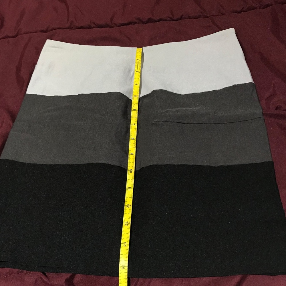 Windsor M Greyscale High Waist Bandage Mini Skirt - Picture 3 of 6